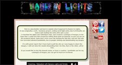 Desktop Screenshot of namesinlights.co.uk