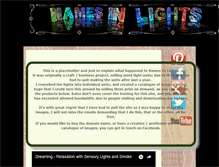 Tablet Screenshot of namesinlights.co.uk